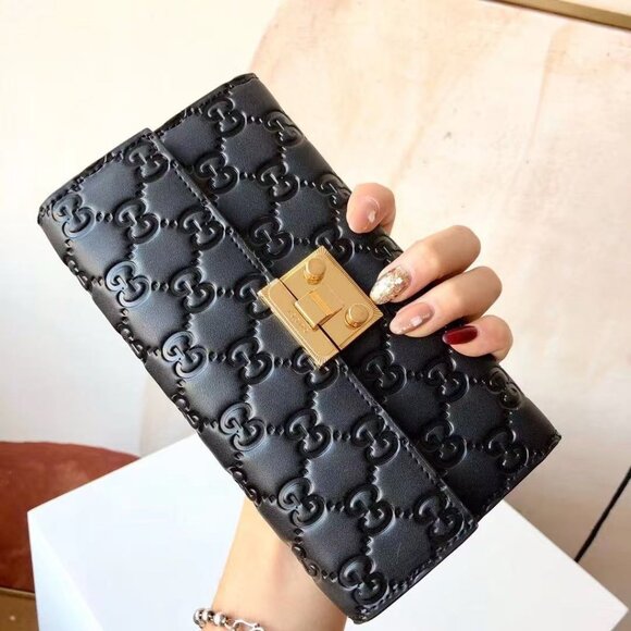 GUCCI wallet Continental leather - Picture 1 of 6